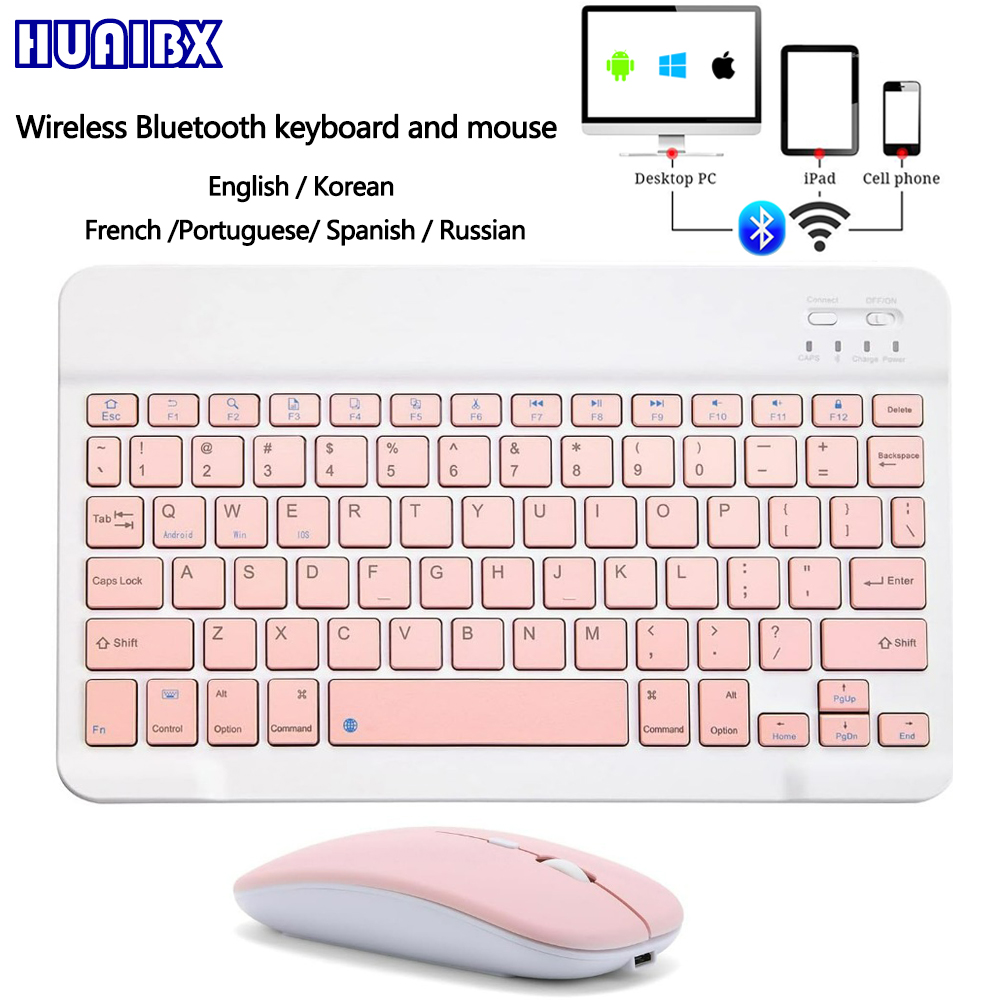 Tablet Accessories Kit - 10-calowa bezprzewodowa mini klawiatura Bluetooth do