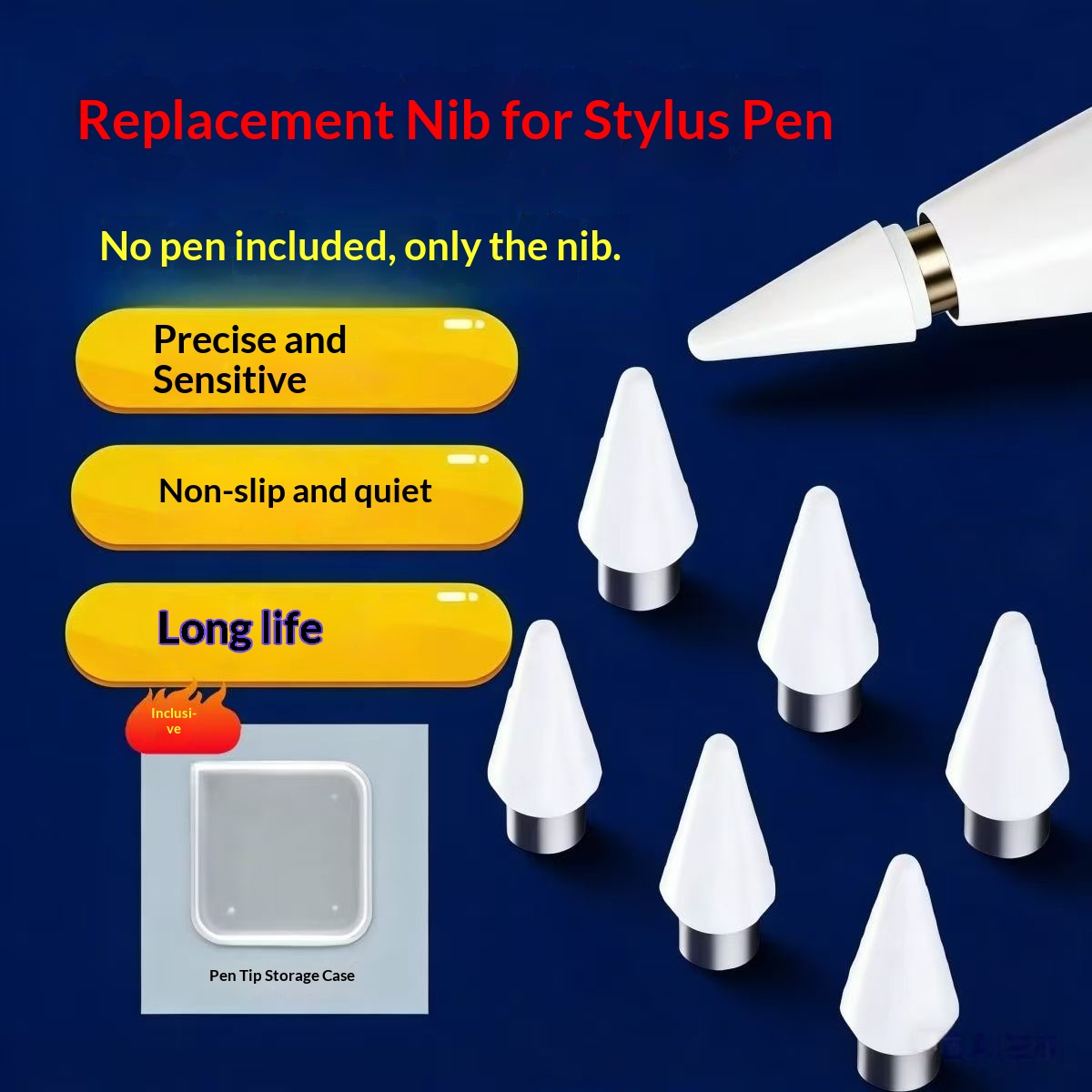 Stylus Replacement Tip - Wymienna końcówka do pióra pojemnościowego, odporna