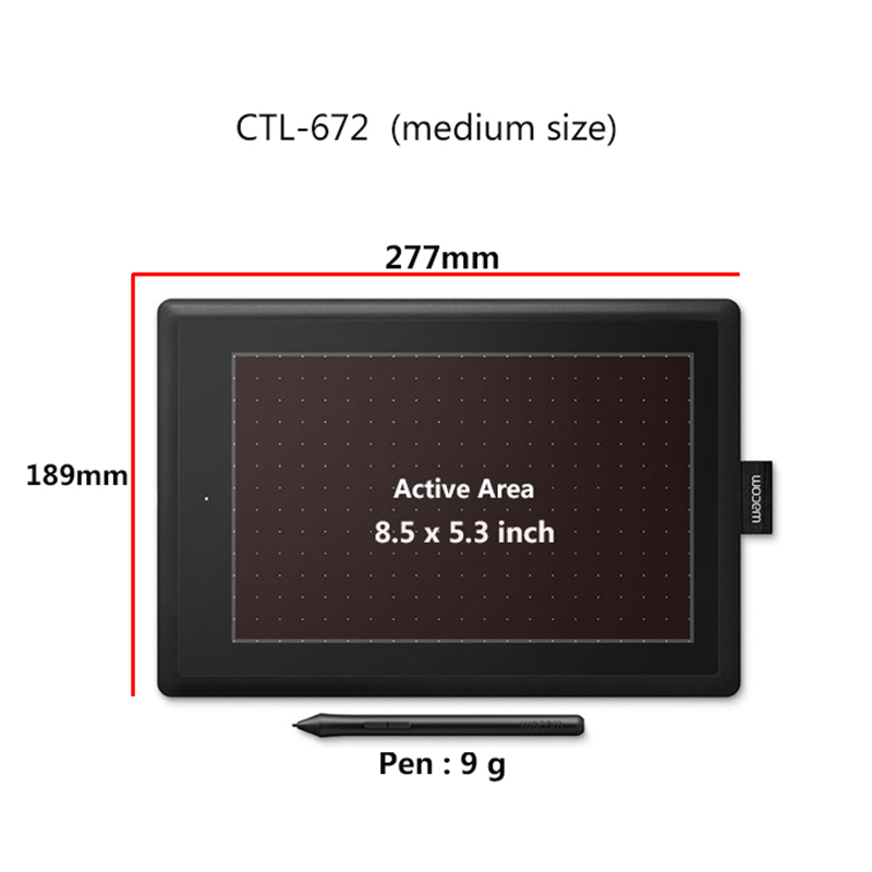Wacom CTL-672 10.9x7.4 Ins Tab – Wacom Tablet Accessories recenzja i cena