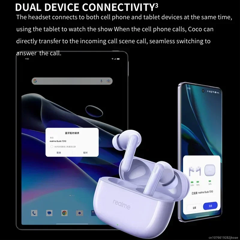 Słuchawki Realme Buds T310 z a – Realme Tablet Accessories recenzja i cena