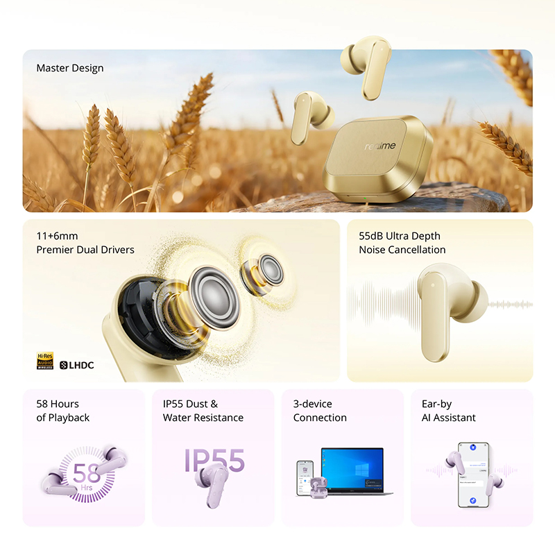 realme Buds Air 8 Global Versi – Realme Tablet Accessories recenzja i cena
